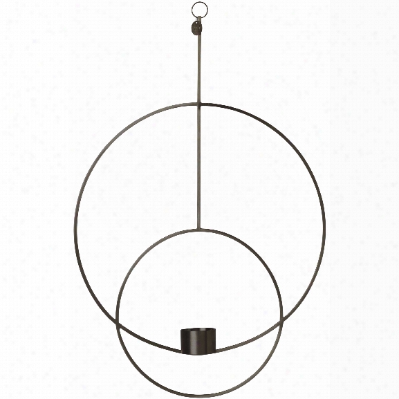 Circular Hanging Tealight Deco In Black Design By Ferm Living