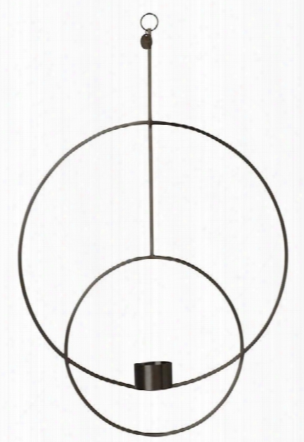 Circular Hanging Tealight Deco In Brass Design By Ferm Living