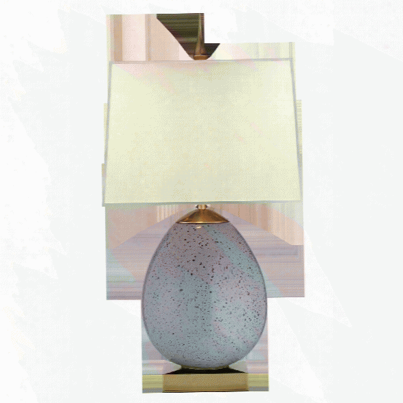 Ciro Small Table Lamp In Various Finishes W/ Natural Paper Shade Design By Thomas O'brien