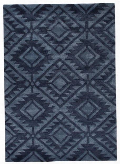 City Rug In Blue Heaven & Blue Indigo Design By Jaipur