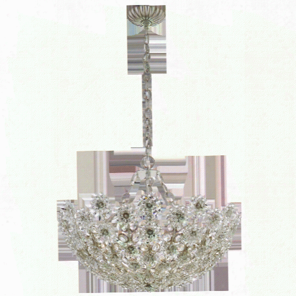 Claret Short Chandelier In Various Finishes W/ Crystal Design By Aerin