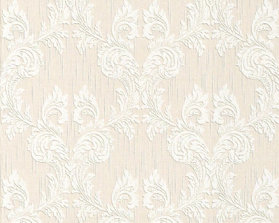 Classic Baroque Wallpaper In Cream And Beige Design By Bd Wall