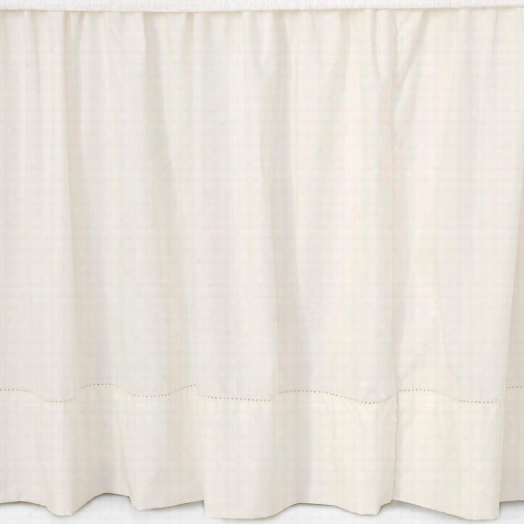 Classic Hemstitch Ivory Bed Skirt Design By Pine Cone Hill