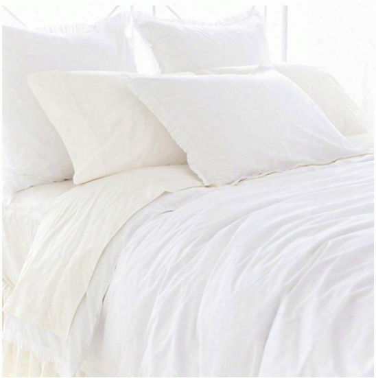 Classic Ruffle White Bedding Design By Pine Cone Hill