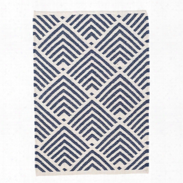 Cleo Indoor/outdoor Rug In Navy Design By Dash & Albert