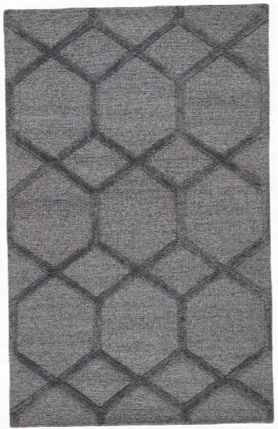 Cleveland Handmade Geometric Gray Area Rug Design By Jaipur