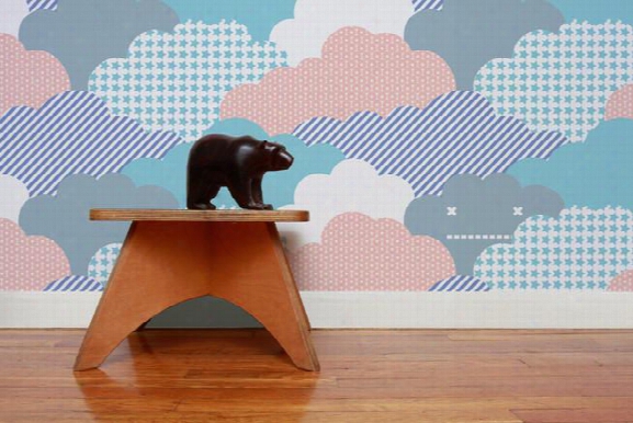 Clouds Wallpaper In Sunshine Design By Aimee Wilder