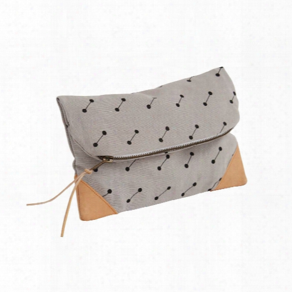 Clutch Bag In Grey Design By Oyoy