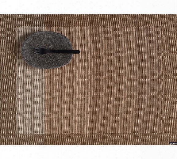 Color Tempo Rectangle Table Mat In Honey Design By Chilewich