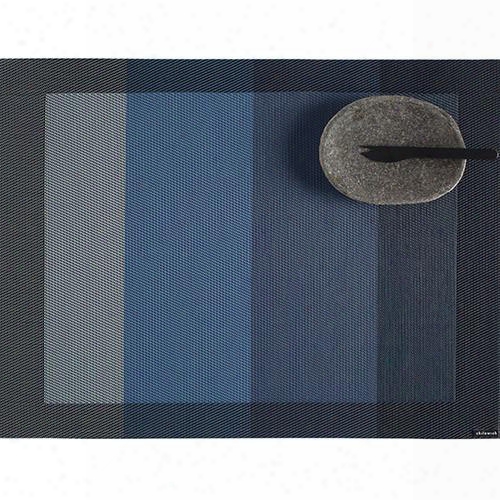 Color Tempo Rectangle Table Mat In Indigo Design By Chilewich