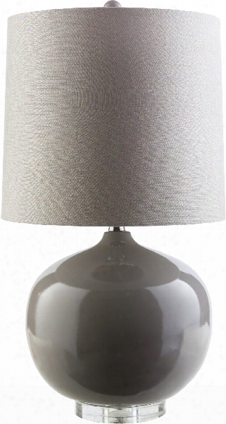 Colt Table Lamp In Dark Grey Design By Surya