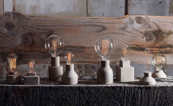 Concrete Architectural Lamps Design By Roost