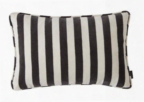 Confect Cushion In White & Dark Grey Design By Oyoy