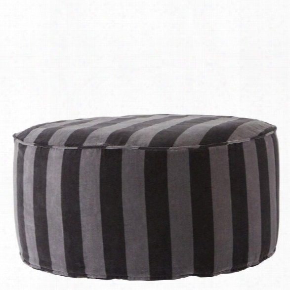 Confect Pouf In Grey & Asphalt Design By Oyoy