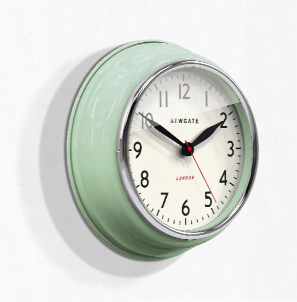 Cookhouse Wall Clock In Kettle Green Design By Newgate