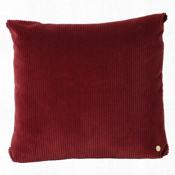 Corduroy Cushion In Brick Design By Ferm Living