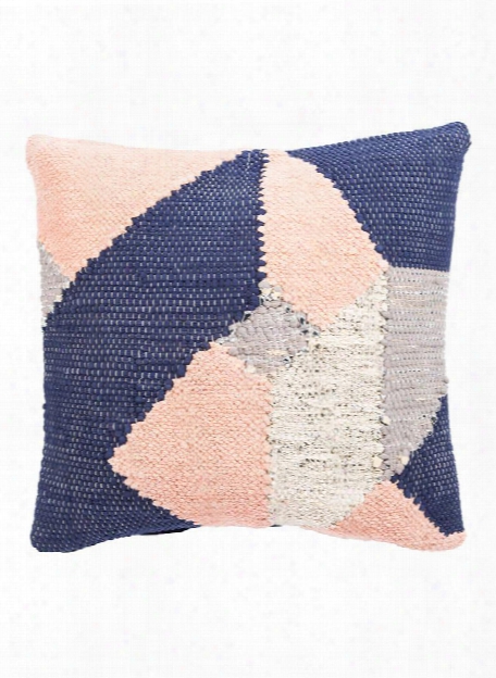 Cosmic Pillow In Candied Ginger & Pink Sand Design By Nikki Chu