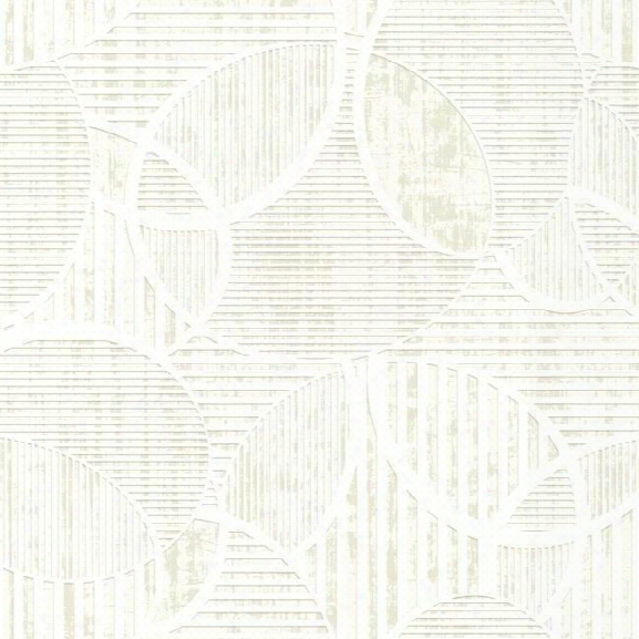 Coterie Wallpaper In Beige From The Ashford Whites Collection By York Wallcoverings