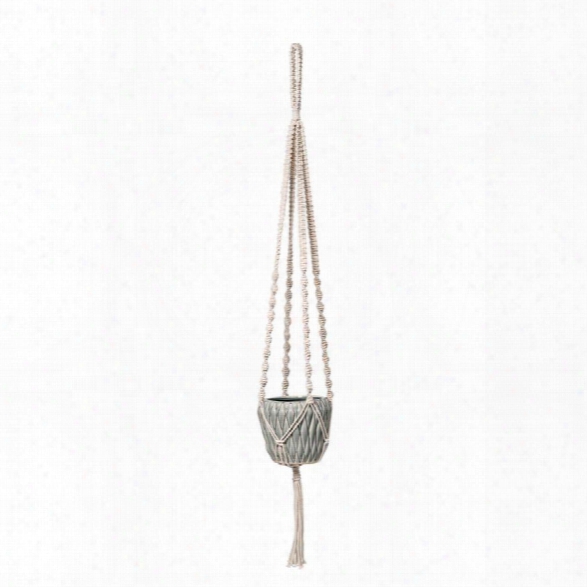 Cotton Plant Hanger W/ Tassel Design By Bd Edition