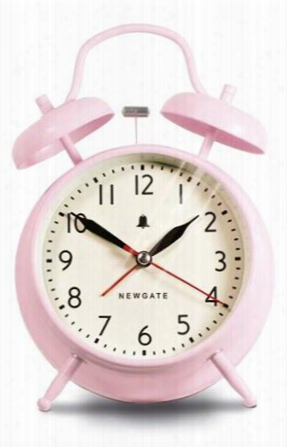 Covent Garden Alarm Clock - Dreamy Pink Design By Newgate