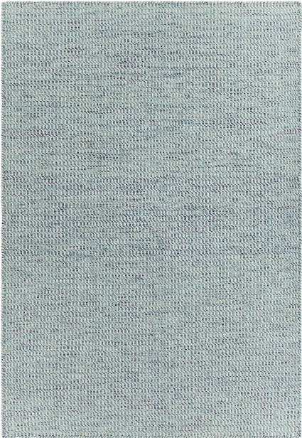 Crest Collection Hand-woven Area Rug In Blue & White Design By Chandra Rugs