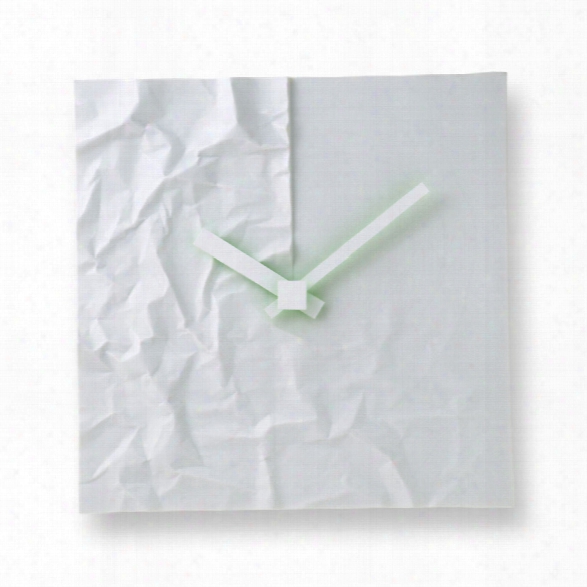 Crinkle Clock Design By Lemnos