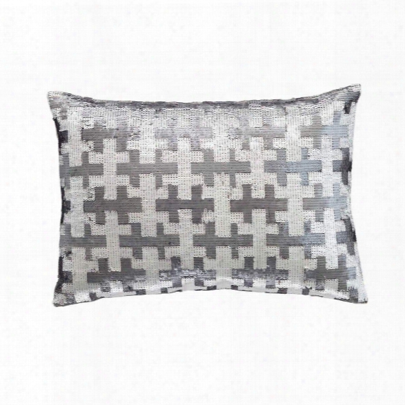 Crisscross Sequin Decorative Pillow Design By Fresh American