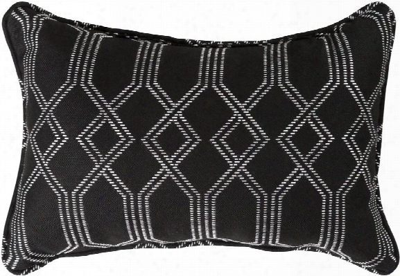Crissy Pillow In Black & White Design By Sunbrella