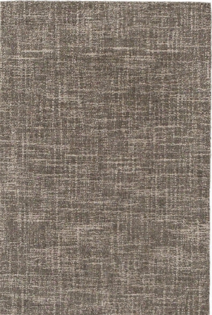 Crosshatch Charcoal Wool Micro Hooked Rug Design By Dash & Albert