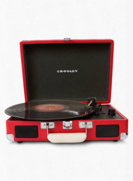 Cruiser Turntable In Red Design By Crosley