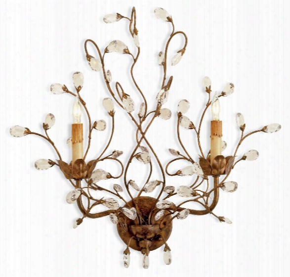 Crystal Bud Wall Sconce Design By Currey & Company