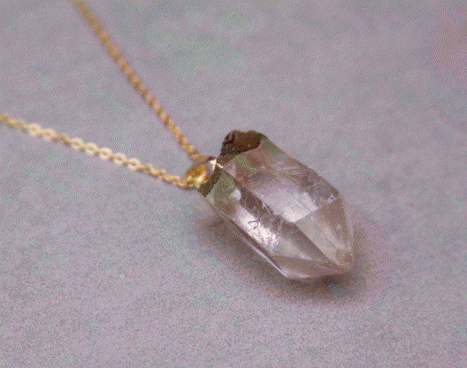 Crystal Quartz Necklace Design By Reija Eden