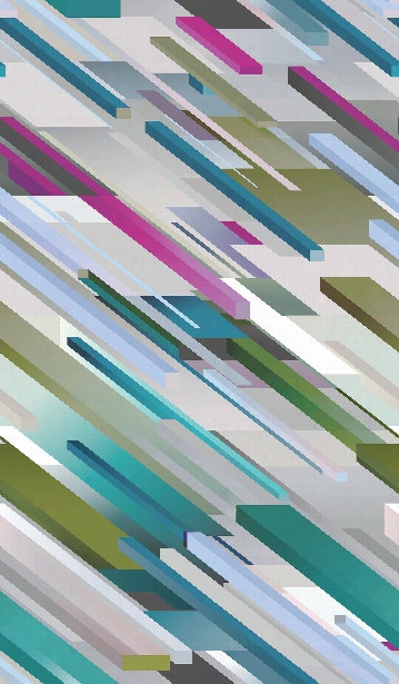 Cubiste Wallpaper In Gray And Blue Color By Osborne & Little
