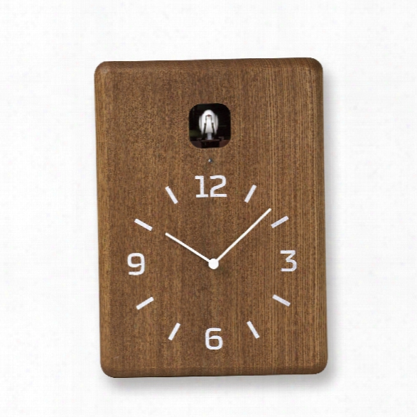 Cucu Wall Clock In Brown Design By Lemnos