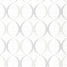 Circulate White Retro Orb Wallpaper design by Brewster Home Fashions