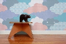 Clouds Wallpaper in Sunshine design by Aimee Wilder