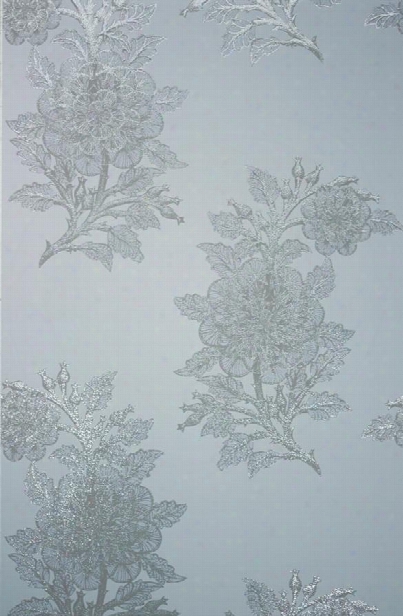 Ajoure Wallpaper In Dove From The Cabochon Collection By Osborne & Little