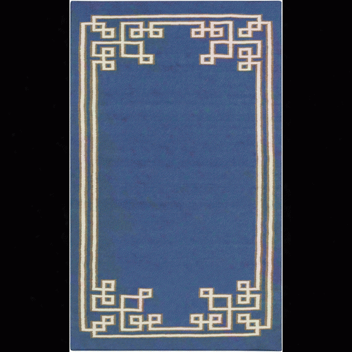 Alameda Cobalt & Ivory Rug Design By Beth Lacefield