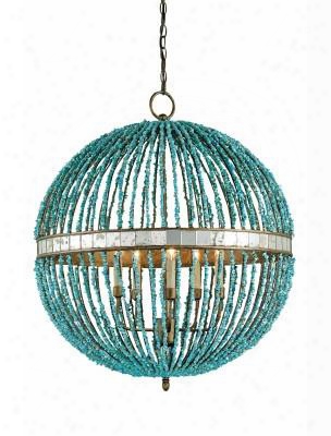 Alberto Orb Chandelier, 5l Design By Currey & Company