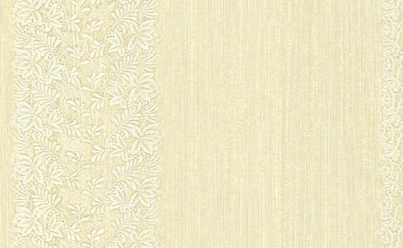 Albion Floral And Stripes Wallpaper In White And Ivory Design By Carl Robinson