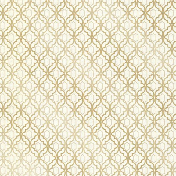Alcazaba Gold Trellis Wallpaper From The Alhambra Collection By Brewster Home Fashions