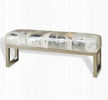 Aldo Metallic Hide Bench Design By Interlude Home