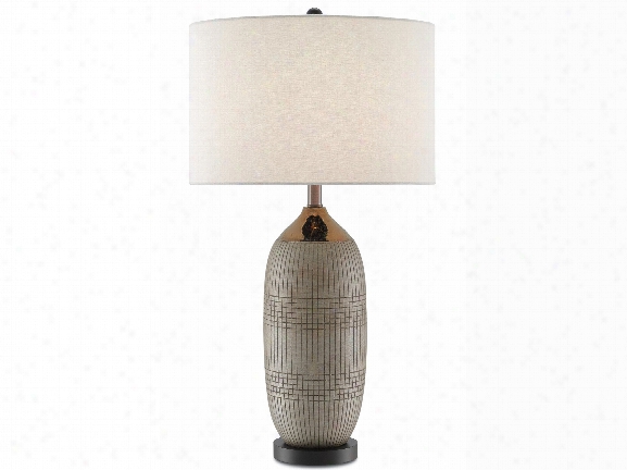 Alexander Table Lamp In Matte And Glossy Gold Design By Currey & Company