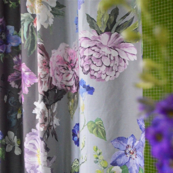 Alexandria Amethyst Shower Curtain Design By Designers Guild