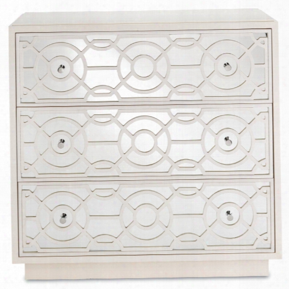 Alisa Three Drawer Chest Inn Marshmallow Design By Currey & Company