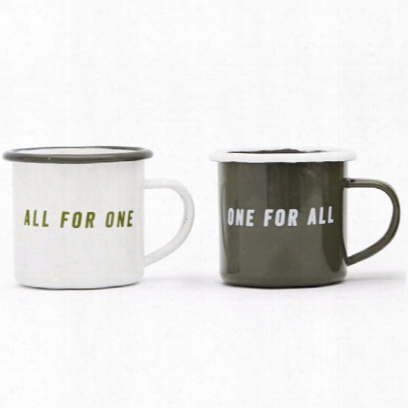 All For One Set Of 2 Mugs Design By Izola