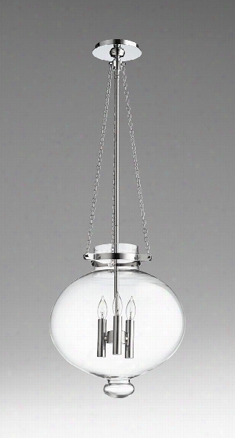 Cydney 3 Light Pendant In Chrome Design By Cyan Design