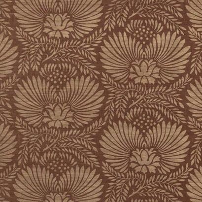 Dahlia Wallpaper In Browns Design By Ronald Redding