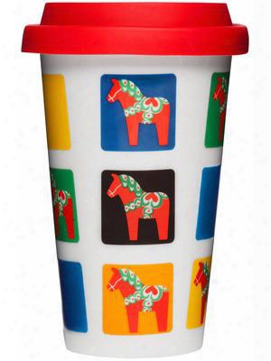 Dala Horse Take Away Mug Design By Sagaform