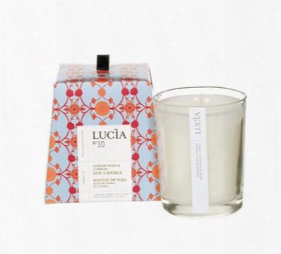 Damask Rose & Cypress Candle Design By Lucia